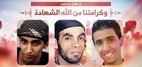 Trois condamnés à mort au Bahrein exécutés